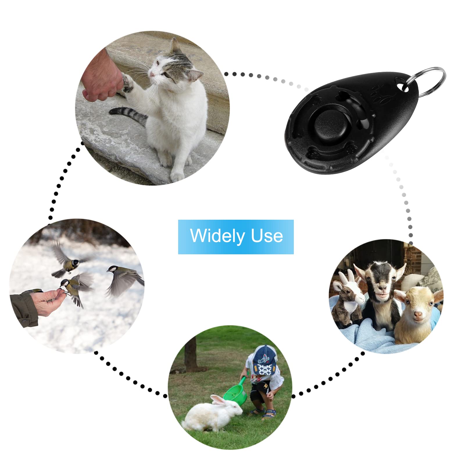 Qpets 2 Pcs Dog Training Stick Command Training Dogs Clicker Pet Training Clicker with Wrist Strap Dog Training Kit Dog Training Clicker Qpets 2 Pcs Dog Training Stick Command Training Dogs Clicker Pet Training Clicker with Wrist Strap Dog Training Kit Dog Training Clicker
